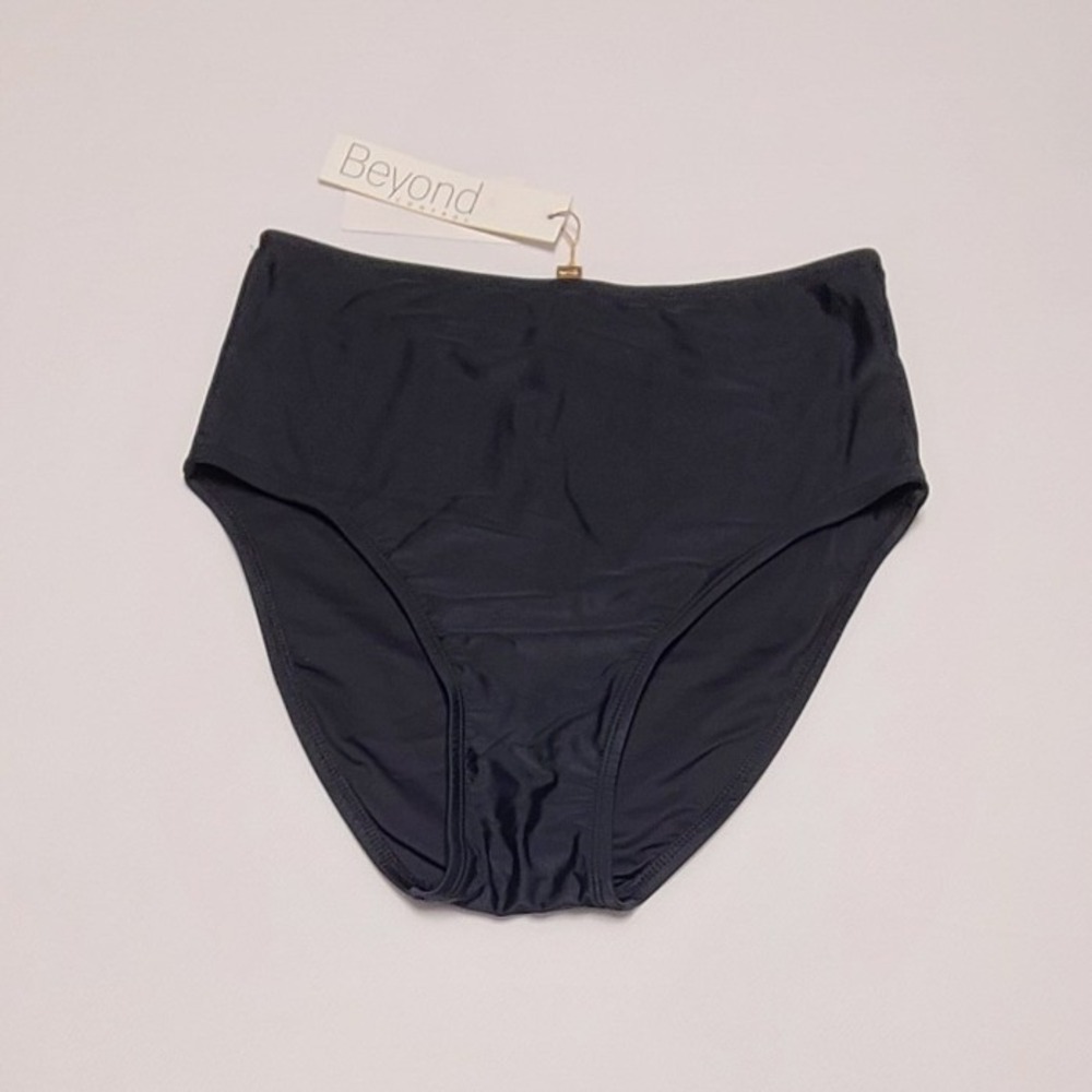 Beyond Control Women's‎ High Waisted Bikini Bottoms Black Soft Sculpting